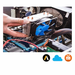 3D Convection in an Electronics Box