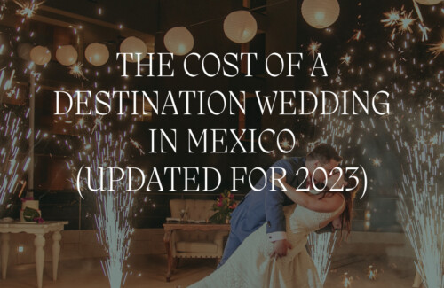 average cost of a destination wedding in mexico