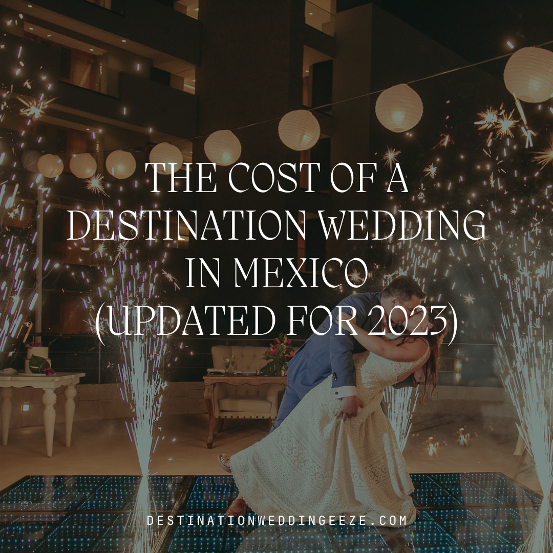average cost of a destination wedding in mexico