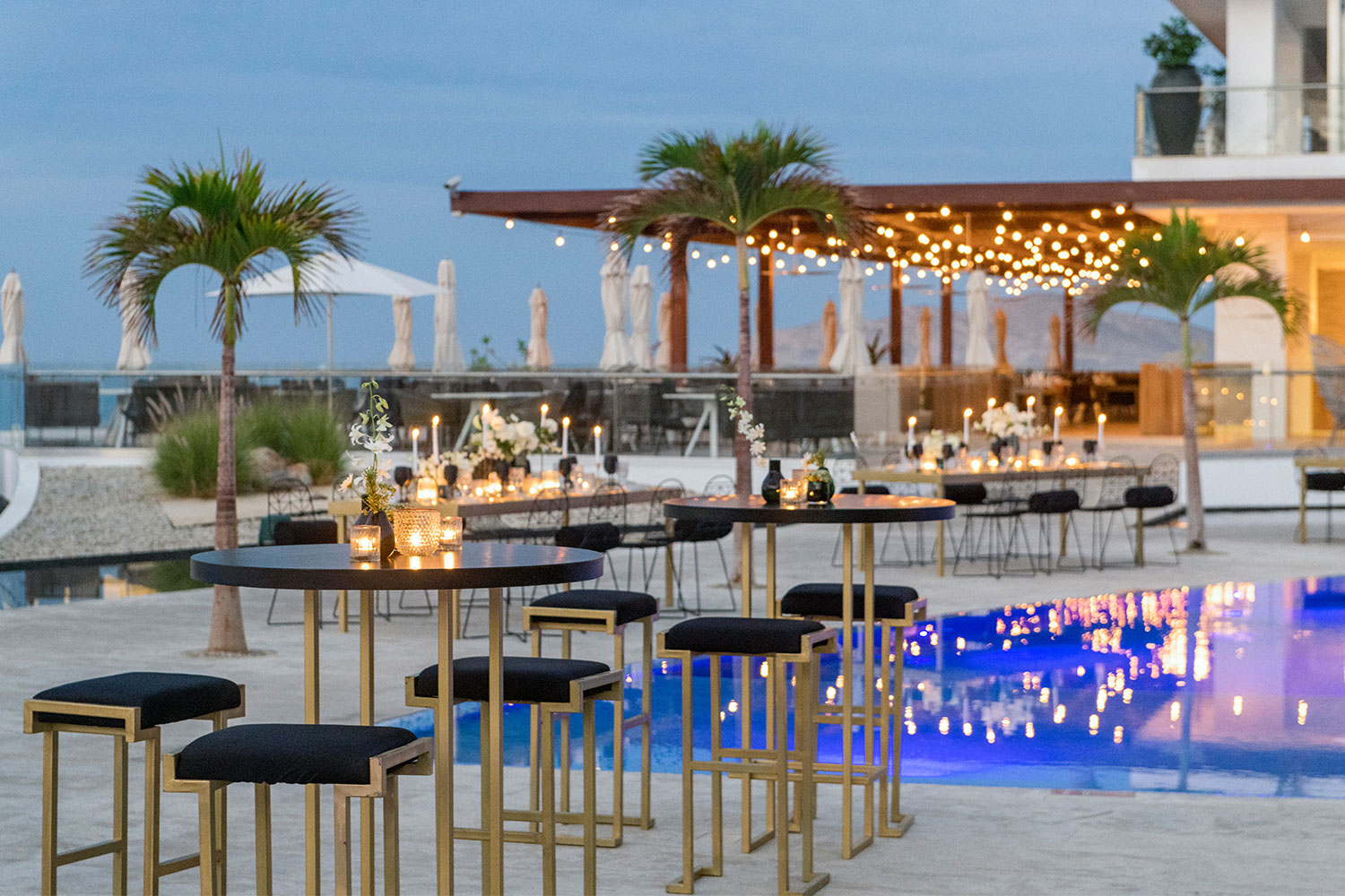 le blanc cabo - poolside destination wedding location